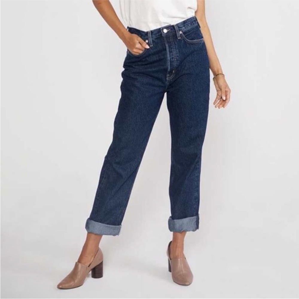 Etica Boyfriend Jeans - Deep Indigo
